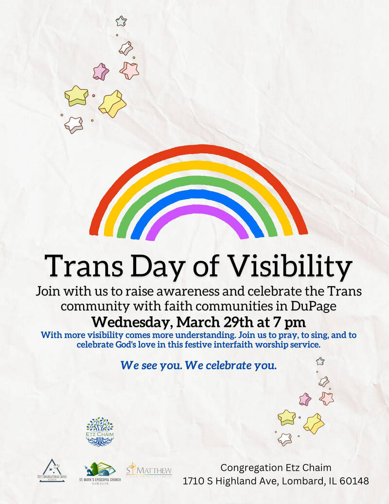 Banner Image for Interfaith Trans Day of Visibility Service