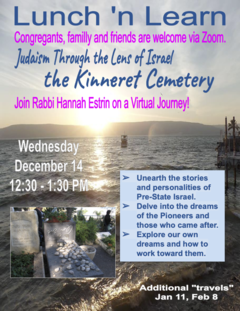 Banner Image for Lunch and Learn with Rabbi Hannah Estrin